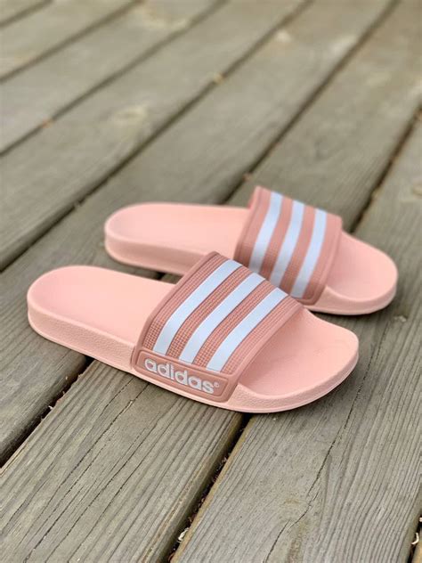 Женские Шлепки Adidas Розовые резиновые Люкс (ID#1425620100), цена: 750 ...