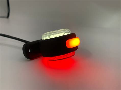 Фонарь габаритный 12-24v Красно-белый LED