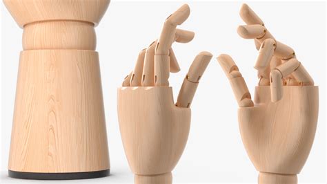 Wooden Hand Models Collection 3D Model $59 - .3ds .fbx .obj .ma .max ...