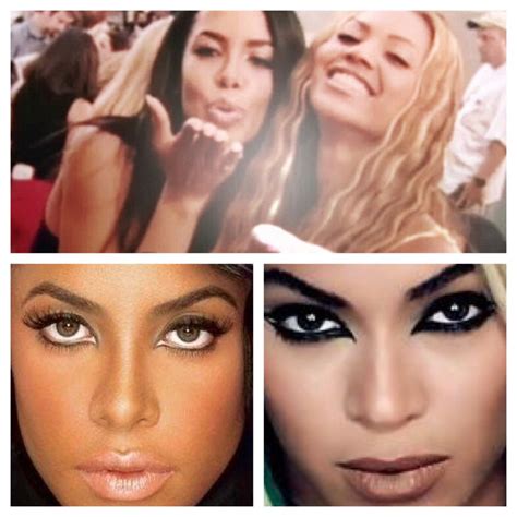 Aaliyah (1979-2001) in 2000/1 vs Beyonce 2016 (arabic eyes make-up) - Aaliyah is an arabic name ...