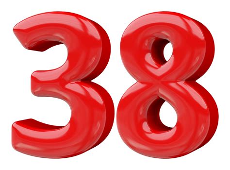 red  number   png