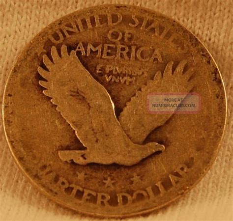1925 Silver Walking Liberty Quarter - 817