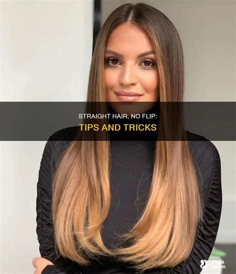 how to keep hair from flipping out at shoulders