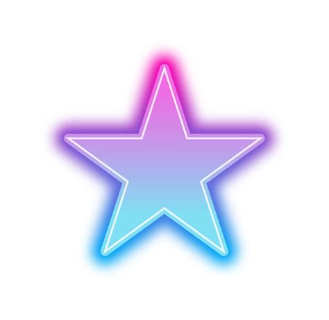 Neon Blue Stars Wallpaper