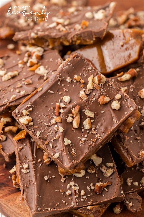 English Toffee Recipe - My Heavenly Recipes