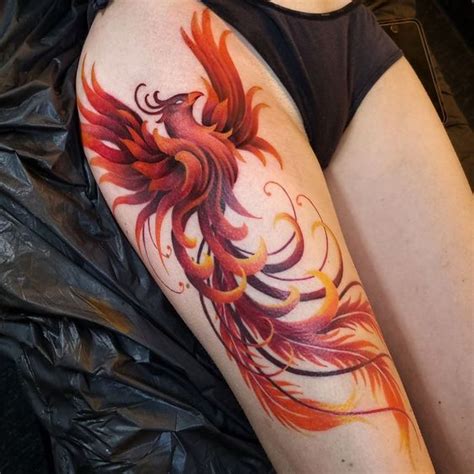 Firebird tattoo designs photos