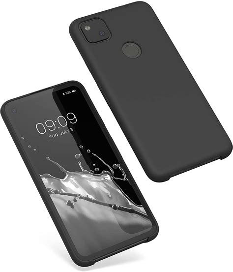 Silicone Google Pixel 4A Case Black - Caseface