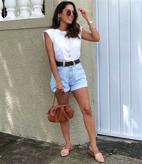 Look Com Short Jeans E Salto - Look com Short Jeans → Trends do Verão 2022 【maio 2022】