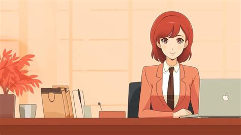 Premium AI Image | beautiful secretary is busy taking care of office ...