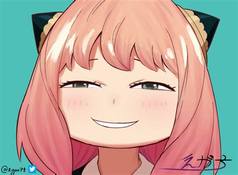 I colored and drew an anya pannel i really liked | Anya's "Heh" Face ...