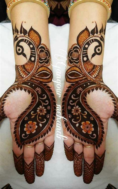 Sound Peacock Style Bridal Mehndi Designs - Peacock Style Bridal Mehndi ...
