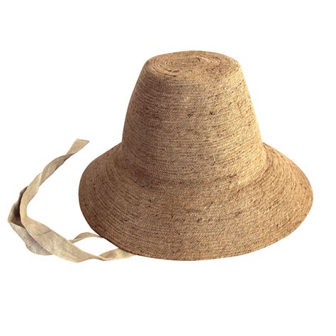 Meg Jute Straw Hat, In Nude Beige With Nude Straps | Brunna.Co | Wolf