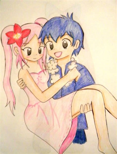 stitch y angel anime humanos by kary22 on DeviantArt