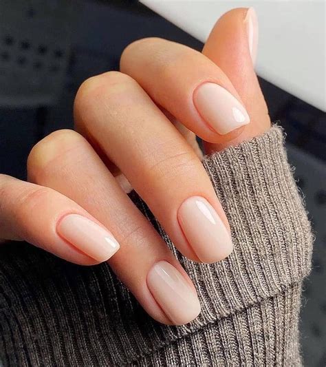 Amazon.com: Morily Press on Nails - Nude Fake False Nails Short Square