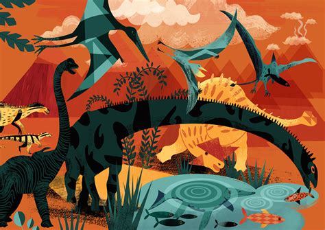 Dinosaur Landscape :: Behance