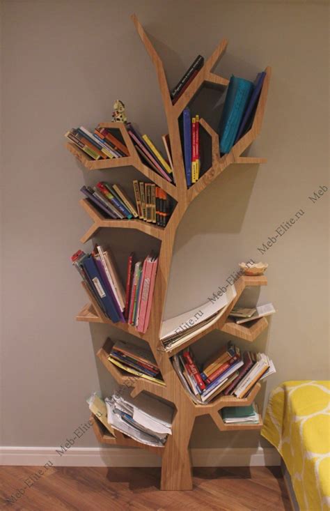 Деревянные полки книжные: Книжные полки из массива дерева – купить на ...