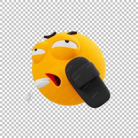 Premium PSD | Slap in the face 3d emoji