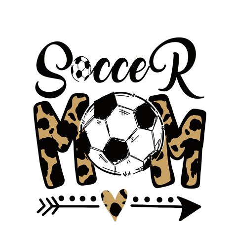 Soccer Mom Leopard Print Svg, Mother's Day Svg, Mom Gift Svg | Inspire