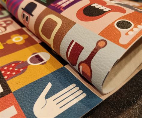 textured leatherette merawalaprint custom printing services