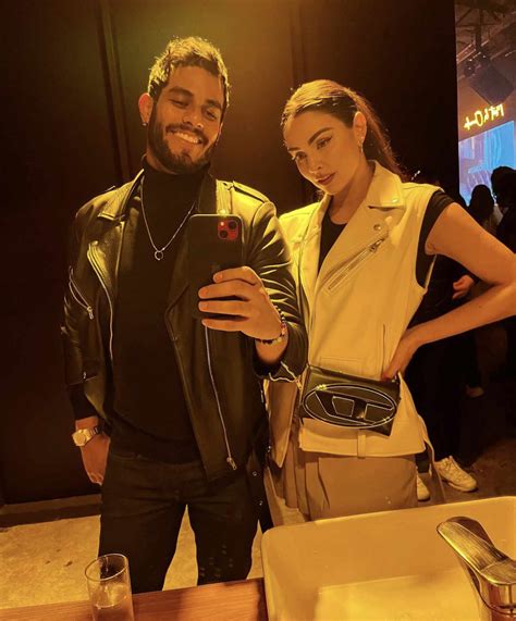 Claudia Martín y su novio juntos en Los ricos también lloran