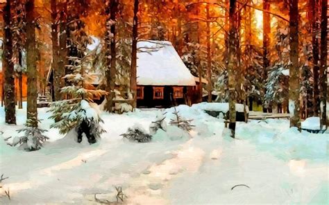 Природа зима обои для рабочего стола