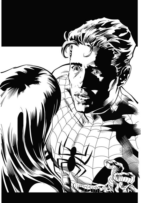 Spider-Man : Pencils by Mike Deodato, Inks by me by BauerPower24777 on ...