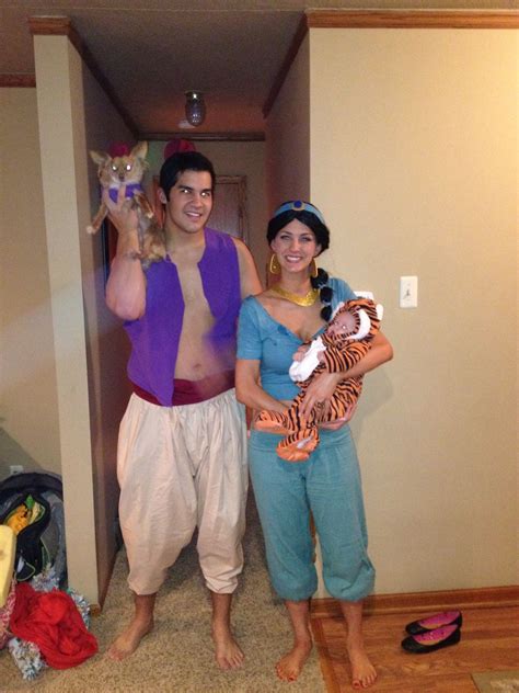 Aladdin Jasmine Abu and Raja ;) | Couples costumes, Family halloween