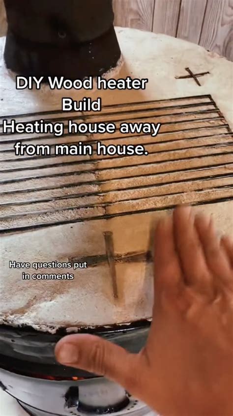 I made a DIY wood heater to cut bills but didn't want my home to get ...