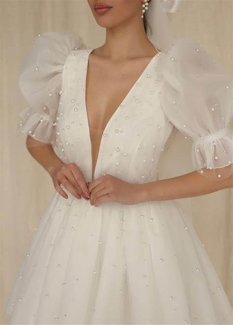 Short Pearl Wedding dress, Jacqueline Dress – Have Dress
