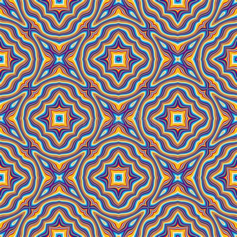 Psychedelic Seamless stock illustration. Illustration of tiled - 29365140