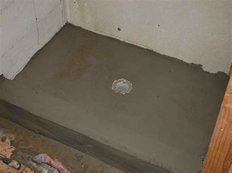 how to make a shower pan