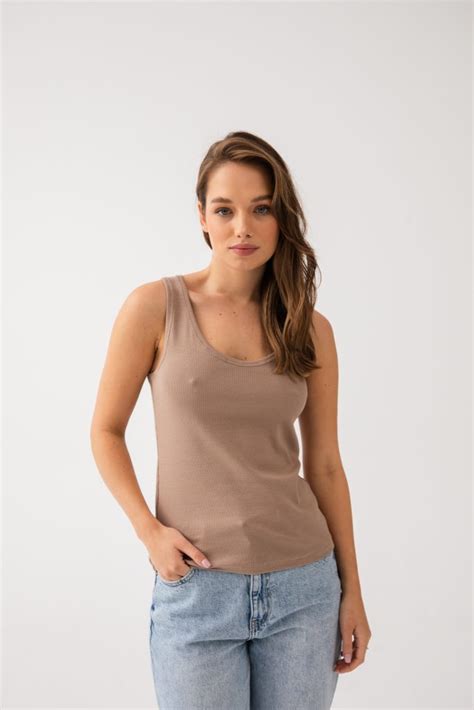 TOP AGNES JASNO SZARY - Sklep Flawless