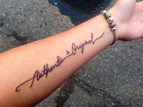 Forearm Name Tattoos For Women