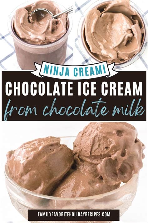Ninja Creami Chocolate Milk Ice Cream Recipe