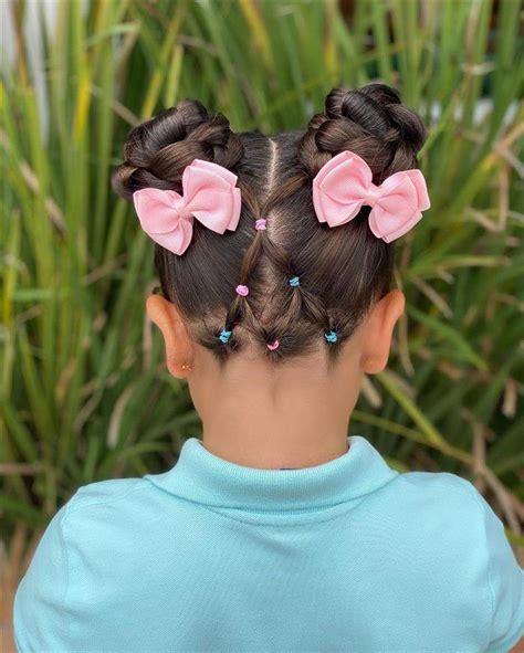 Tipo De Penteado Infantil - Penteado infantil para a escola: ideias simples para a volta às aulas