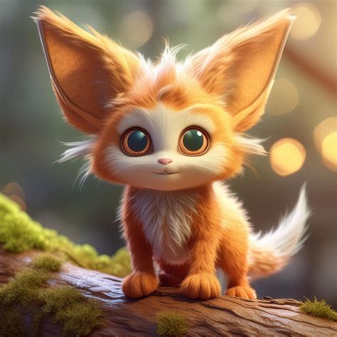 fox fantasy creature royalty  stock illustration image