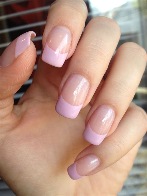 French Tip Nails With Different Colors