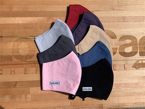 REUSABLE FACE MASKS - SOLID ASSORTED | Lost Car Chef Apparel