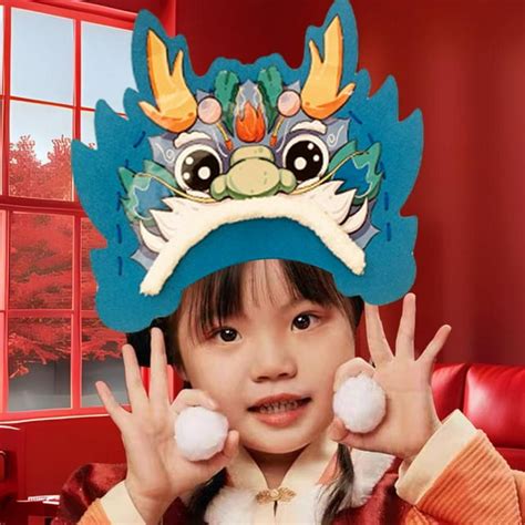 Tachiuwa Chinese Dragon Hat Dragon Decoration Hat Material Cute Animal ...