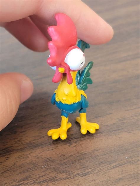 Mini hay hay Disney Pixar Moana Rooster Chicken toy figure | #4579919245