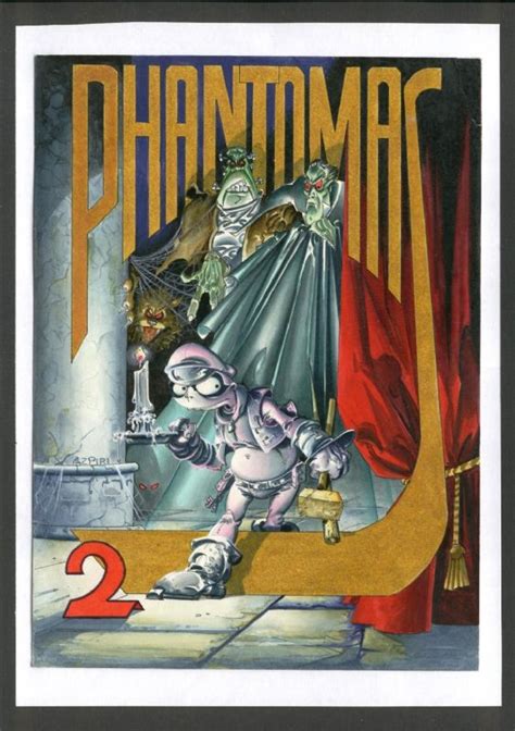 Phantomas Cover, Alfonso Azpiri | Art, Spectrum art, Comic art