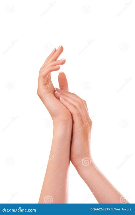 Enjoying the Soft Touch of Her Skin. a Womans Hands. Stock Image ...