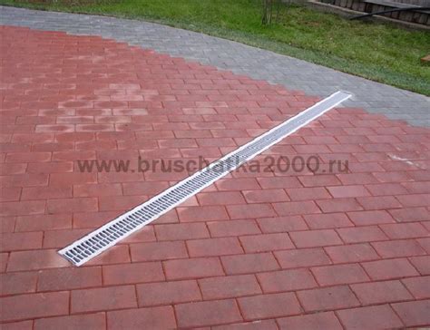 Водосток для тротуарной плитки от производителя