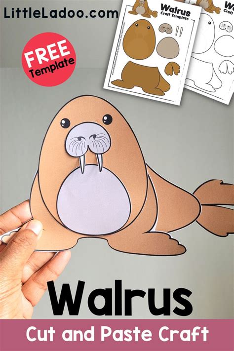 Cut Out Walrus Craft Template - Free Printable Templates