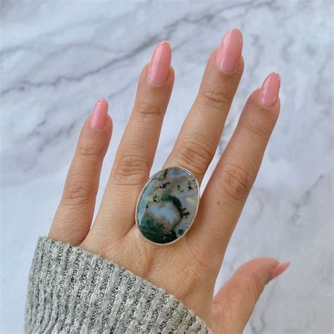 Moss Agate Jewelry | Buy 925 Sterling Silver Moss Agate Jewelry