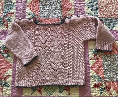 Ravelry: Baby Gansey Sweater and Hat pattern by Susan Rainey