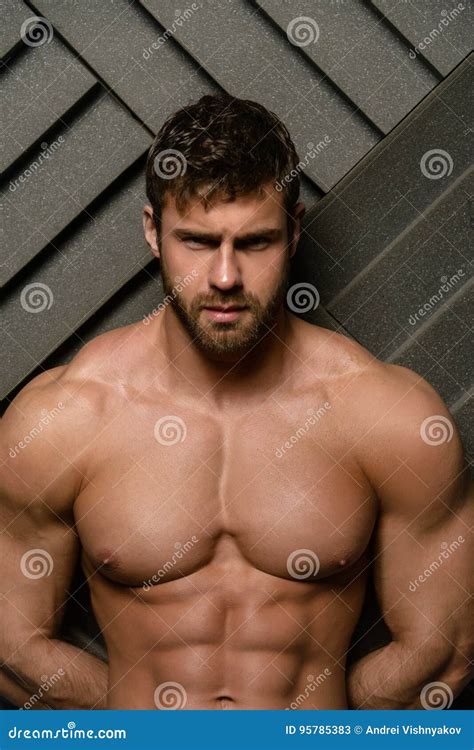 Fitness model stock image. Image of konstantin, facial - 95785383