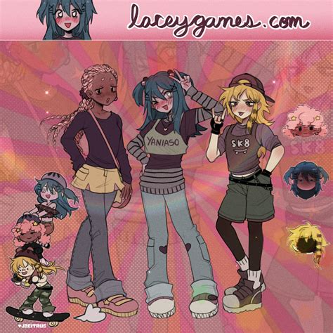 lacey, maisie, and jay (lacey games) drawn by j2citrus | Donmai