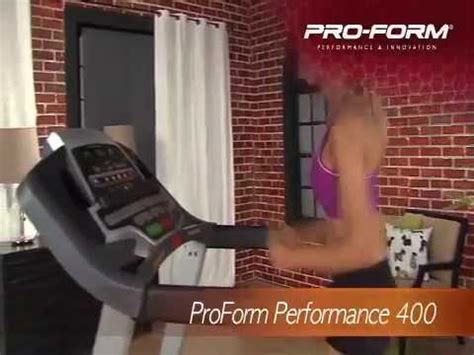 ProForm Performance 400 Treadmill - YouTube