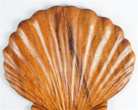 seashell wall decor wall art wood carving seashell sculpture
